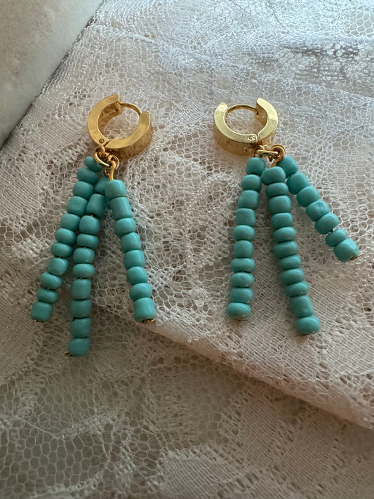 Turquoise drop earrings