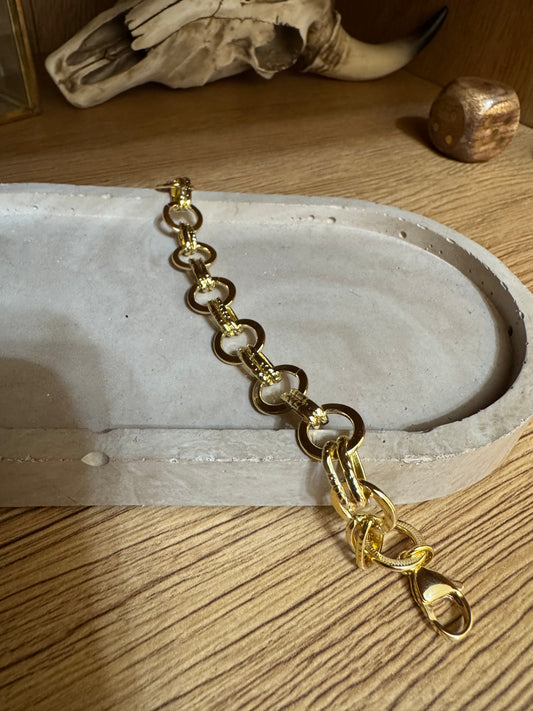 Chunky charm bracelet