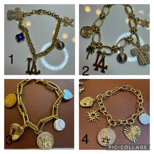 LA charm bracelet