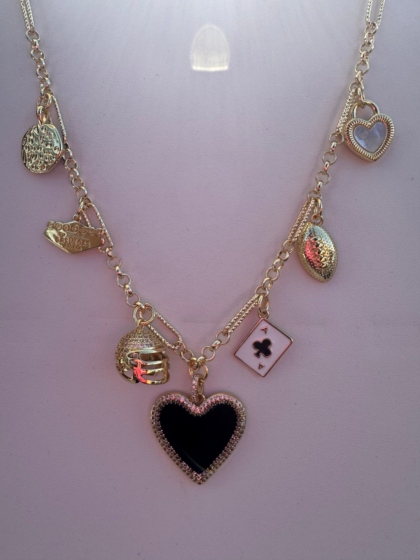 LV nation charm necklace