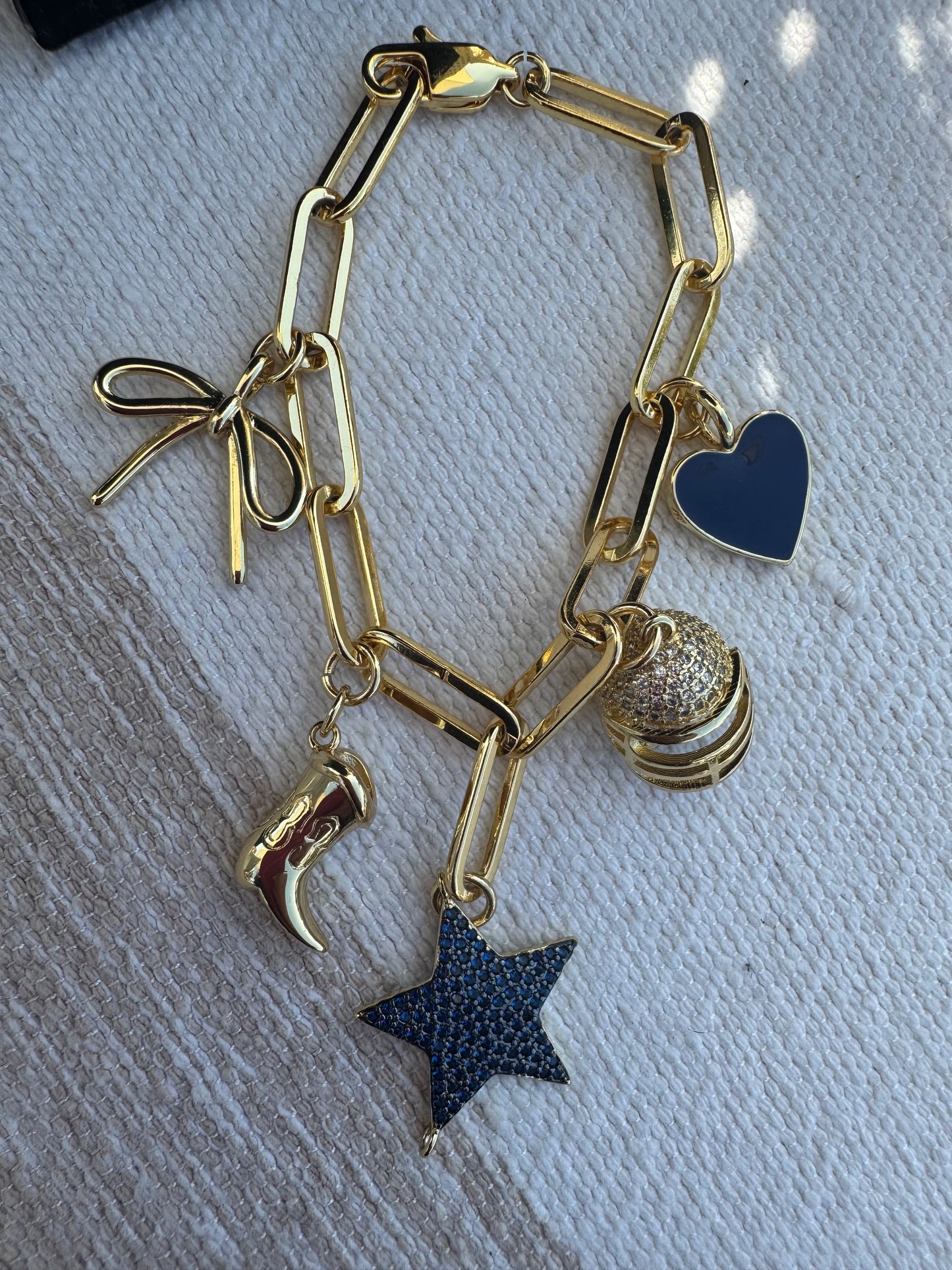 Dallas charm bracelet