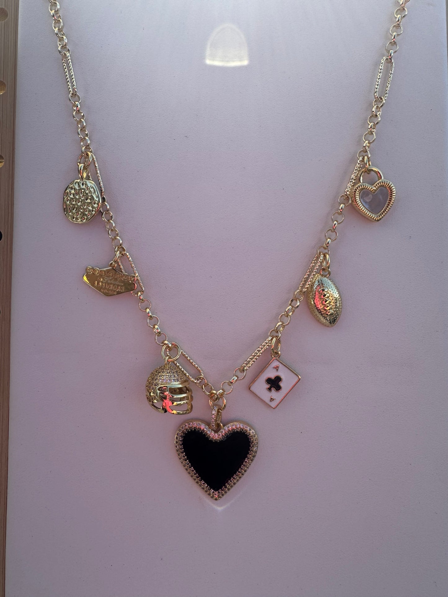 LV nation charm necklace