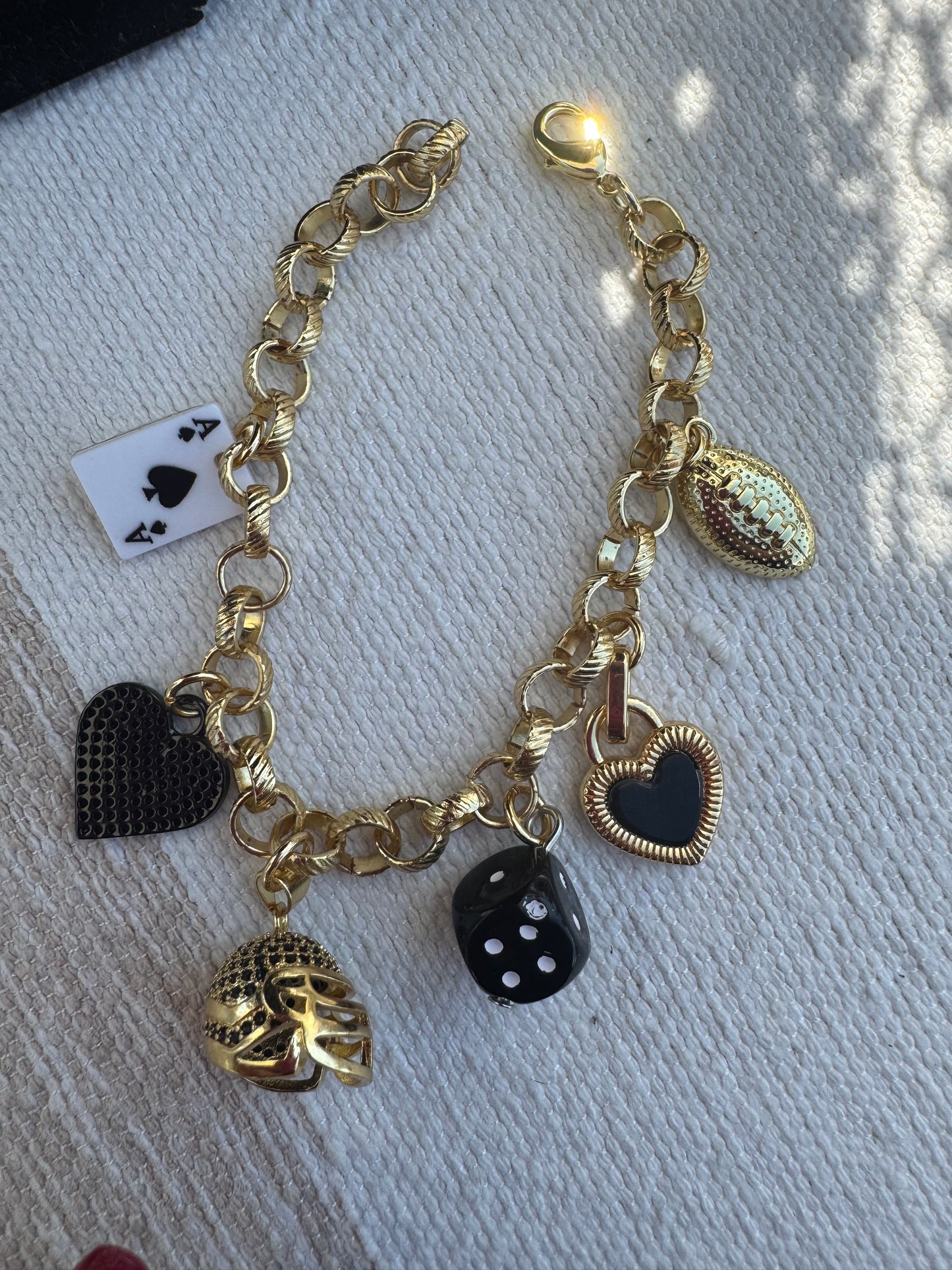 LV nation charm bracelet