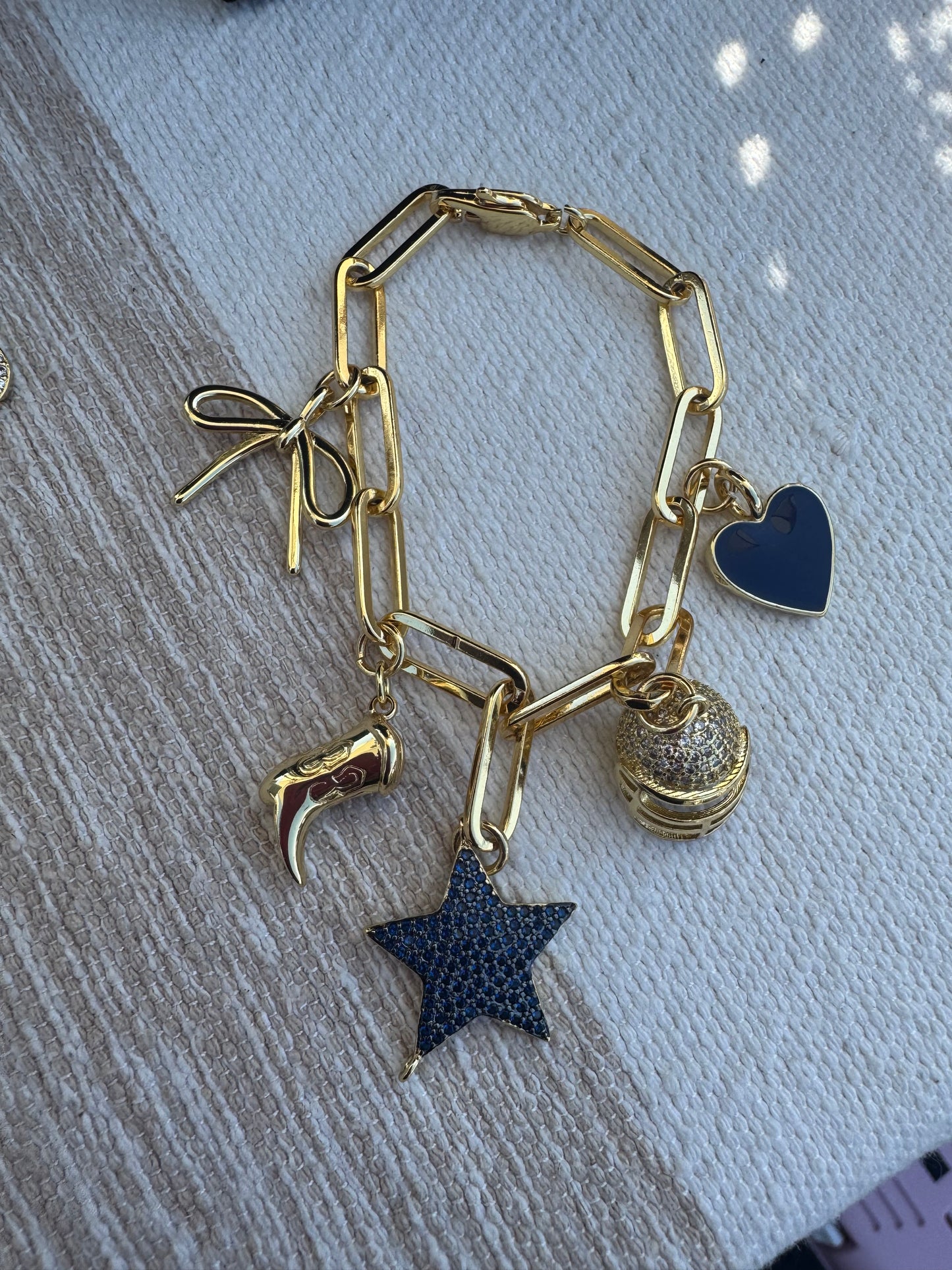 Dallas charm bracelet