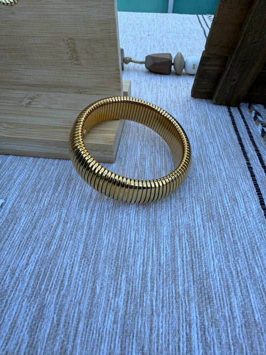 Gold rush bangle