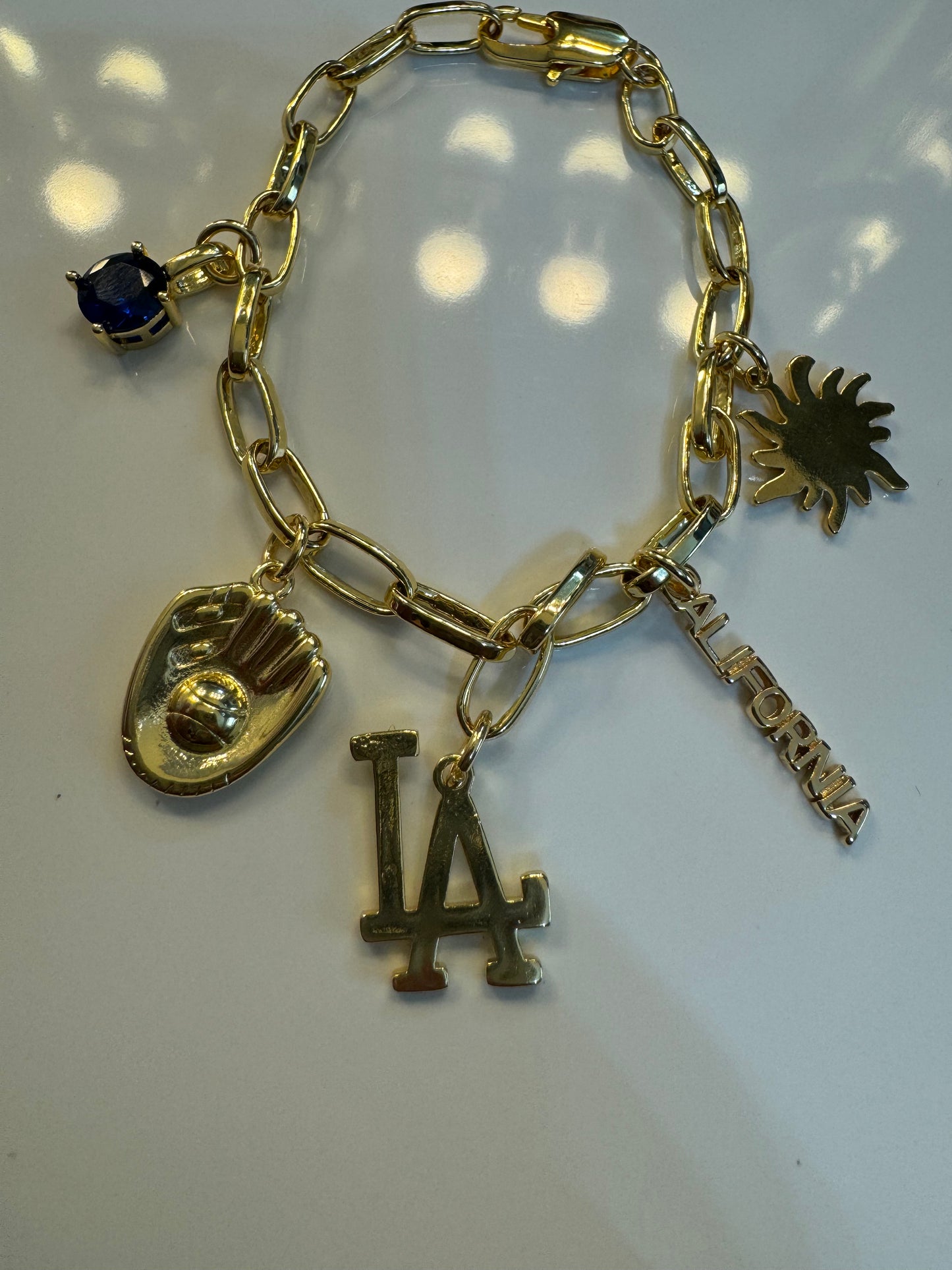 LA charm bracelet