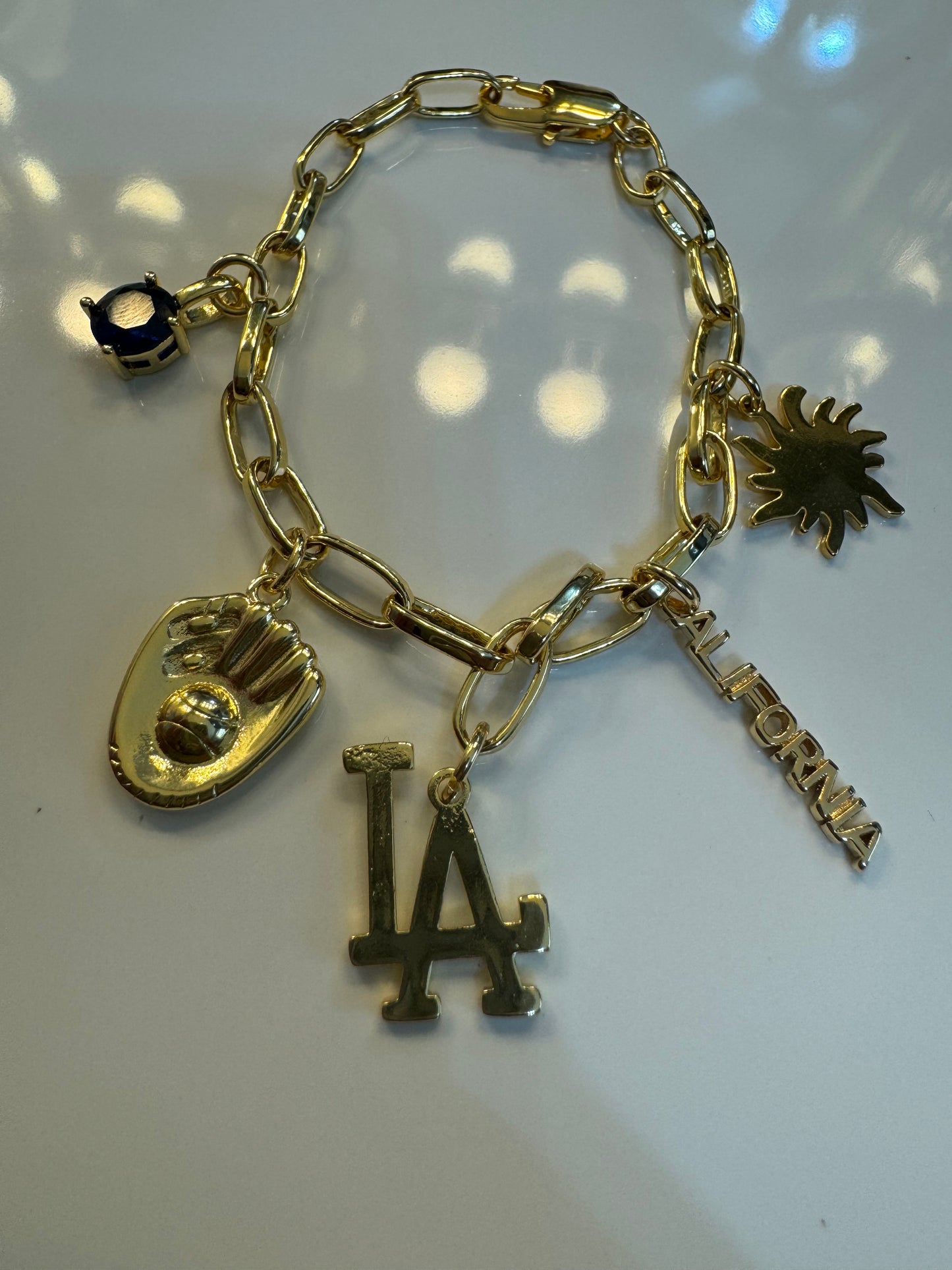 LA charm bracelet