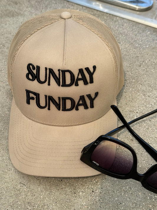 Sunday funday trucker hat