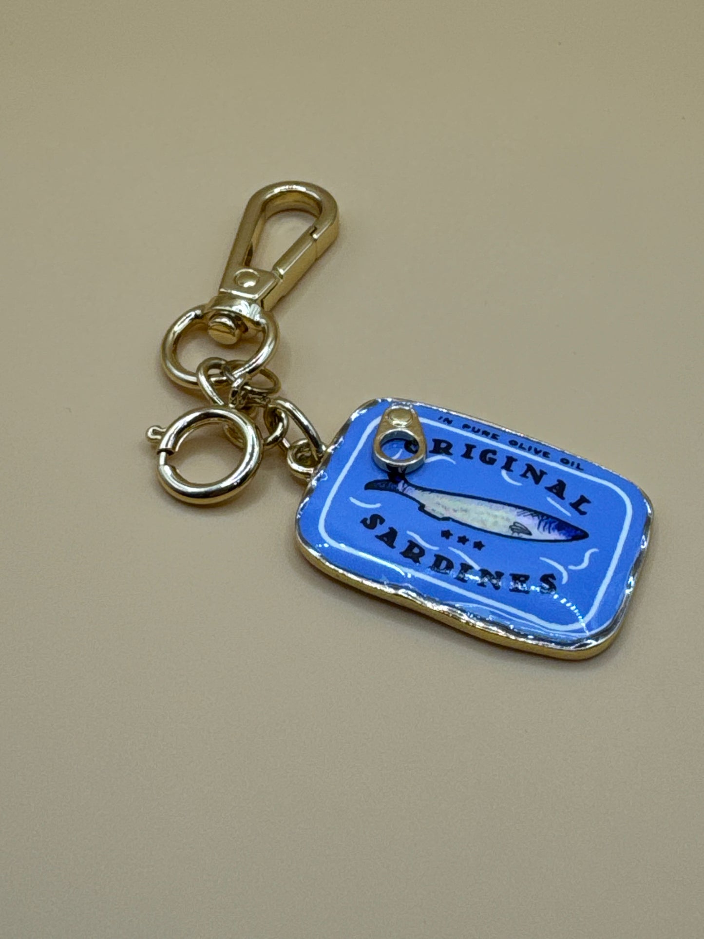 Sardine bag charm