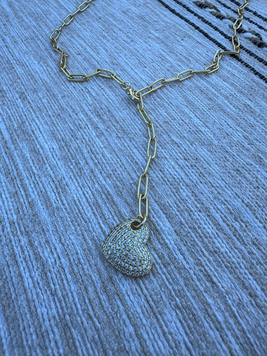 Heart to heart necklace