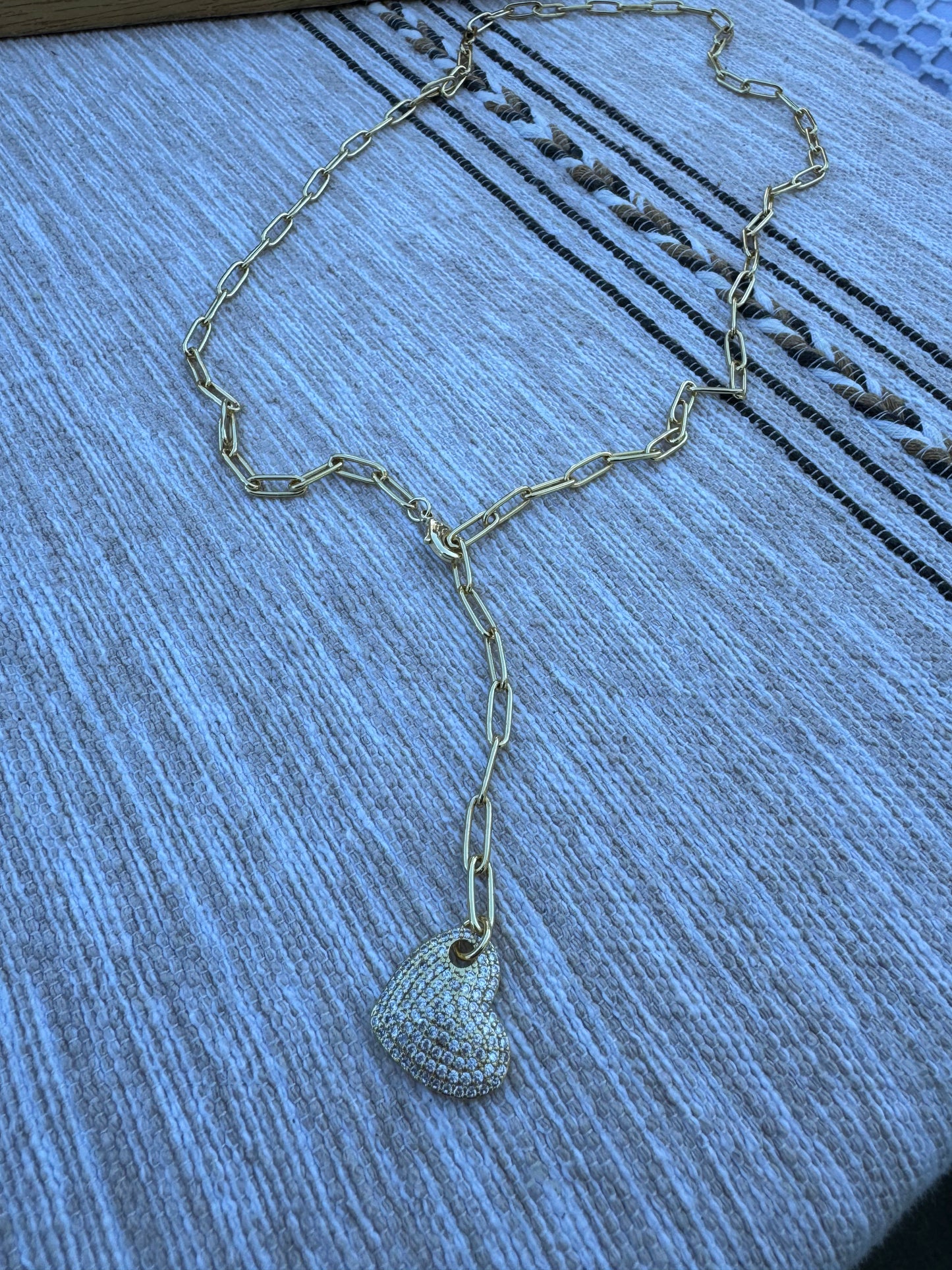 Heart to heart necklace